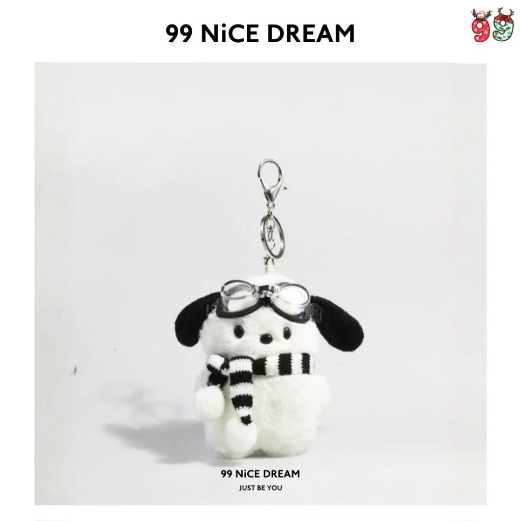 Charm Treo Túi Chó Bông PaCha Cute – Móc Khóa Bông Dễ Thương Trang Trí Túi Xách