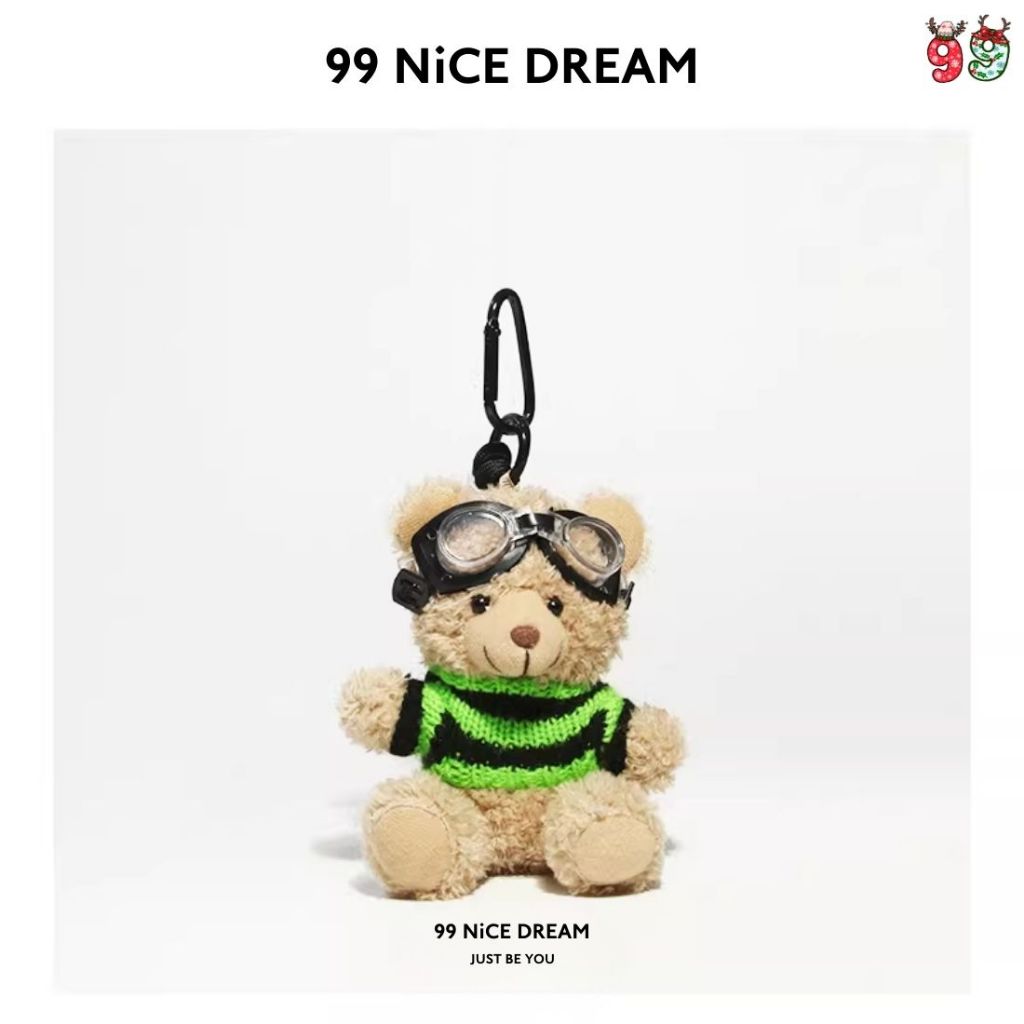 Charm Túi Xách Gấu Bông Dễ Thương, Móc Khóa Bông Treo Chìa Khóa Xe, Trang Trí Xe Hơi