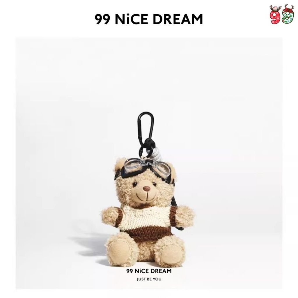 Charm Túi Xách Gấu Bông Dễ Thương, Móc Khóa Bông Treo Chìa Khóa Xe, Trang Trí Xe Hơi